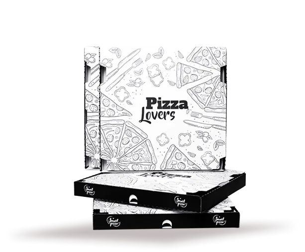 Boîte de pizza personnalisée